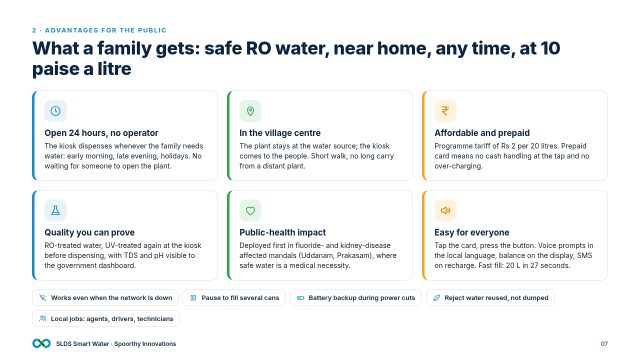 Slide 7: Advantages for the public